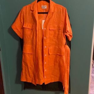 Cute neon orange dress